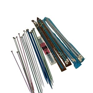 Lot of 28 Knitting Needles‎ Boye Talon Susan Bates Assorted Lot Various Sizes